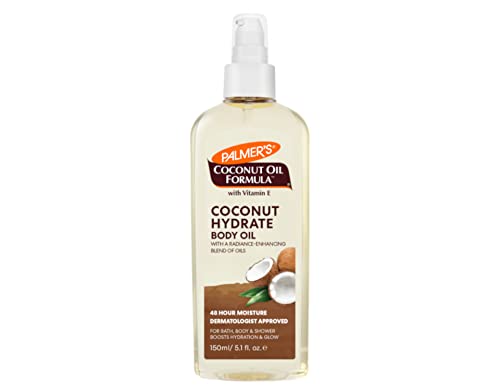 Palmers Coconut Oil Body Oil for Dry Skin 5.1 Ounce (150ml) (6 Pack) Moisturizing & Hydrating Body Lotion  
Palmers Coco