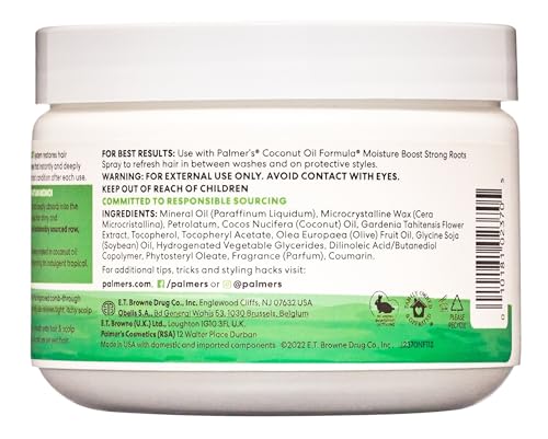 Palmer's Coconut Oil Formula Moisture Gro Hair Dresser for Dry Hair, Everyday Use, 8.8 Ounce
| Palmer's Coconut Oil For