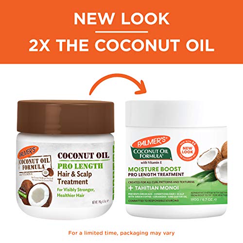 Palmer's Coconut Oil Formula Moisture Boost Pro Length Hair Treatment for Dry Scalp, 6.7 Ounce  
Palmer's Coconut Oil Fo