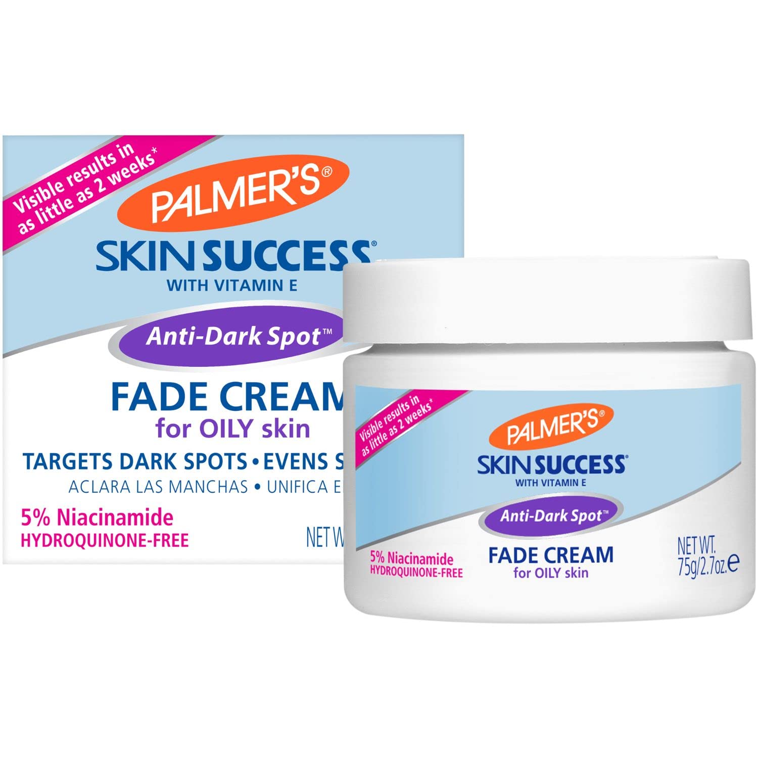 Palmer's Skin Success Eventone Fade Cream for Oily Skin Users: Anti-blemish Formula, Oil Control, Brightening Benefits,