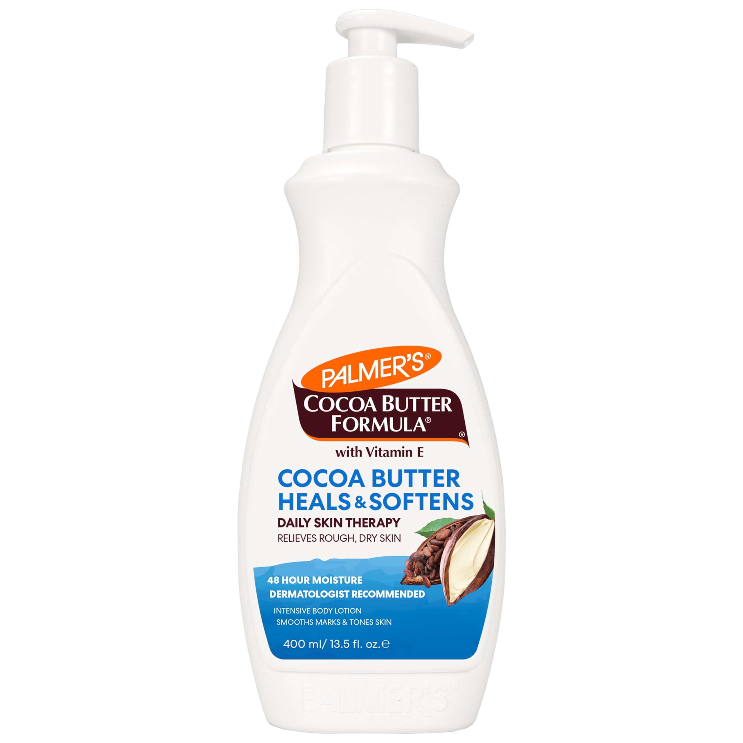 Palmer's Cocoa Butter Formula Daily Skin Therapy Moisturizer for Dry Skin, Hand & Body Pump Bottle, 1|5 Oz (Pack of 1)  