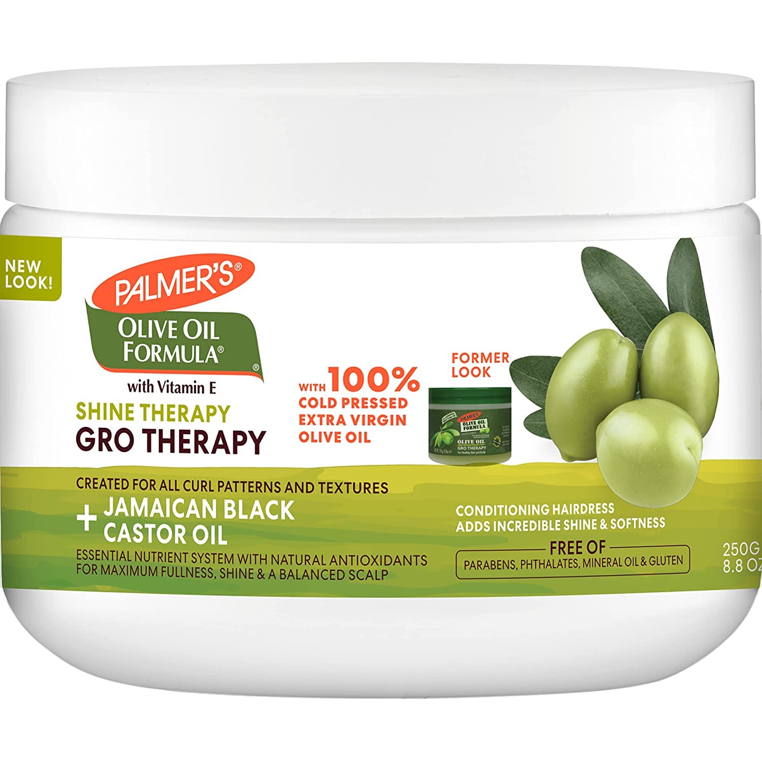 Palmer's Olive Oil Formula Gro Therapy for Dry Skin Relief and Hydration, Daily Use in the Shower or Bath
| Palmer's Ol