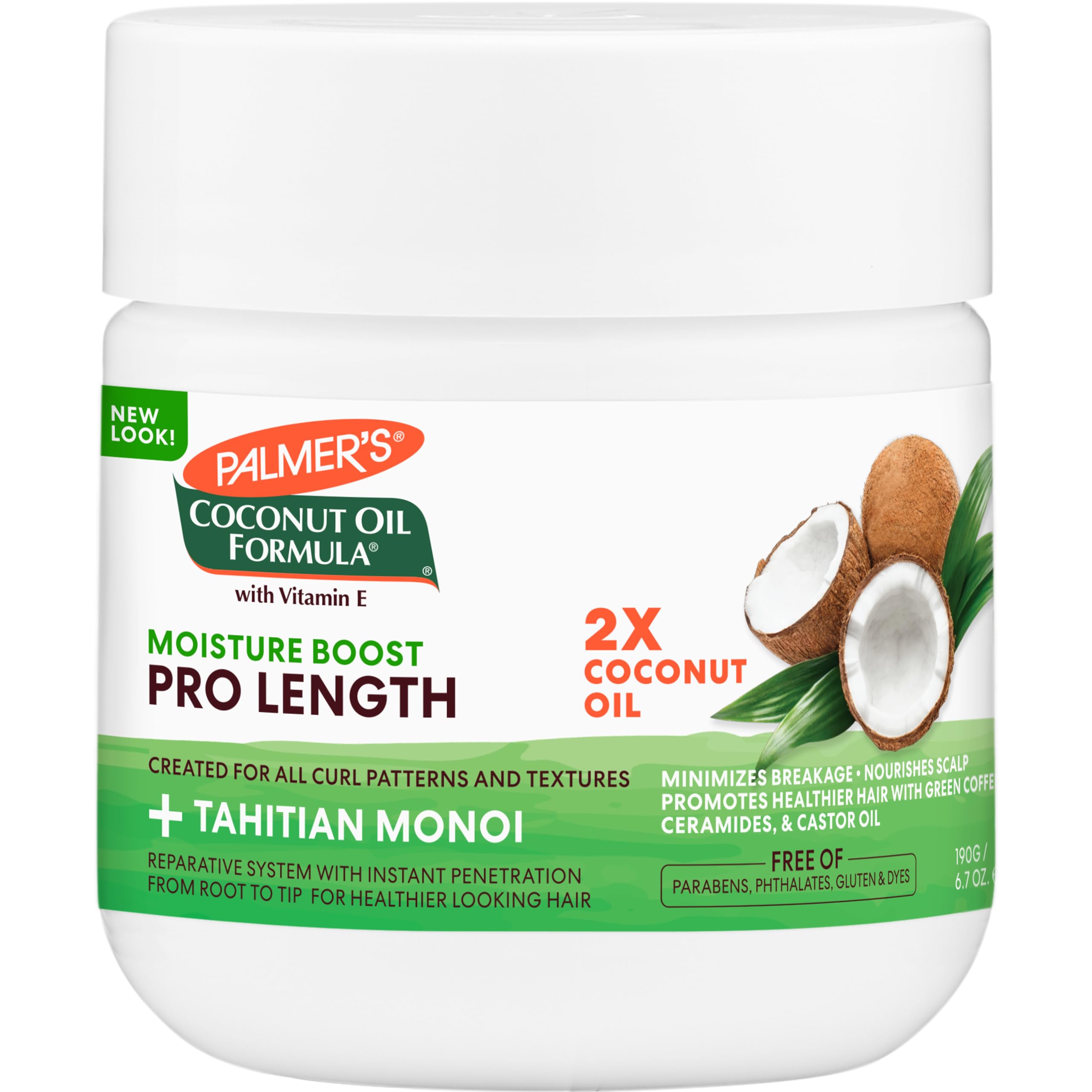 Palmer's Coconut Oil Formula Moisture Boost Pro Length Hair Treatment for Dry Scalp, 6.7 Ounce  
Palmer's Coconut Oil Fo