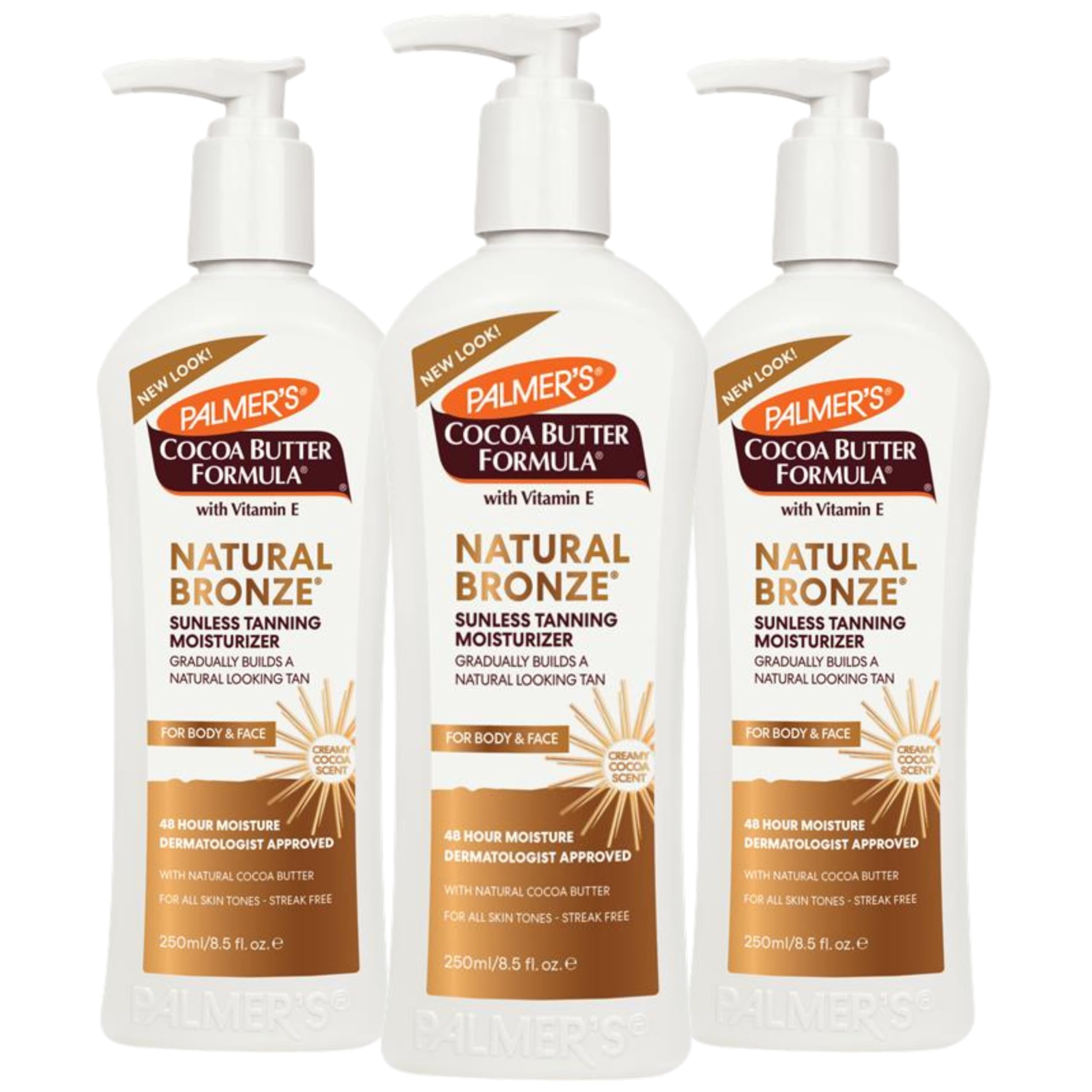 Palmer's Cocoa Butter Formula Natural Bronze Body Lotion for Deep Moisture and Bronze Tinted Glow, Suitable for All Ski